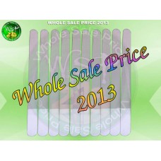 Pack of 10 Nail Files, 8" long, Double Sided, Surgical Steel, Diamond Deb